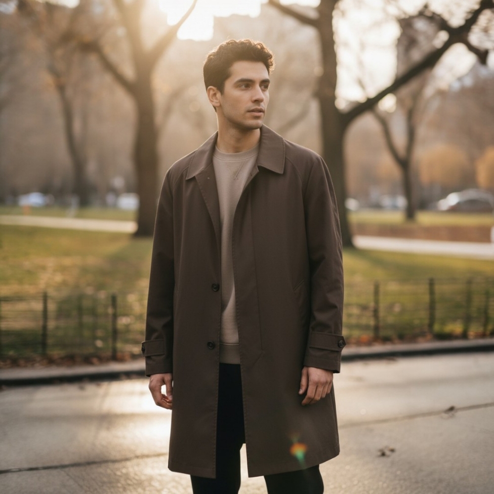 Vintage Roy Lab Chocolate Brown Trench Coat